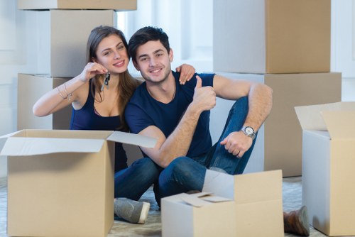 Professional removal services preparing for a Shepherds Bush move