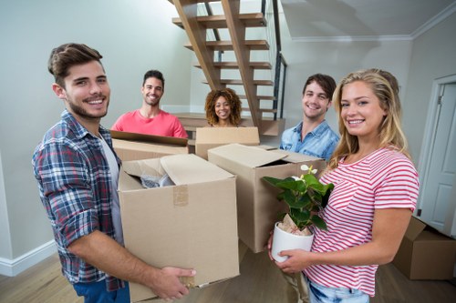 House removalists in Shepherdsbush loading moving van for a home relocation