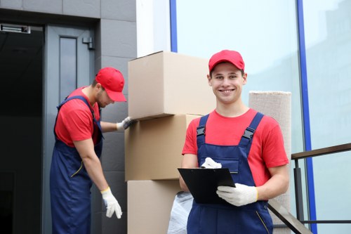 Team preparing a removals service in Shepherds Bush