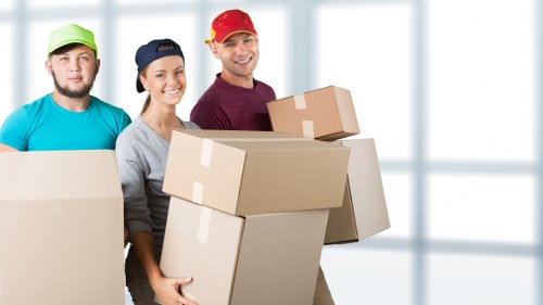 Household furniture being loaded for a Shepherdsbush move