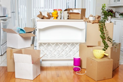 Student removals van ready in Shepherdsbush