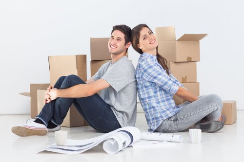 Professional office movers handling a Shepherdsbush relocation