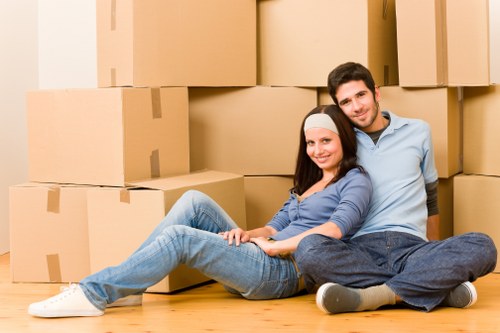Example of a medium removals job in a local apartment building