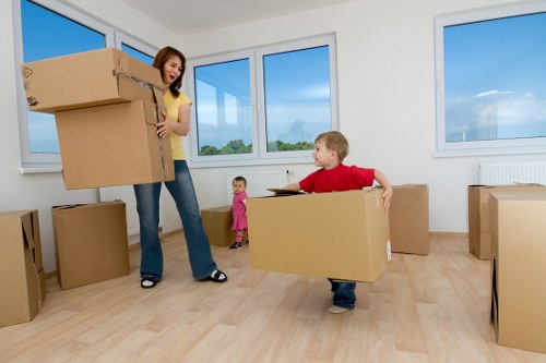 Business delivery and transport service using a van in Shepherdsbush