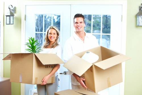 Risk assessment being carried out before a Shepherdsbush move